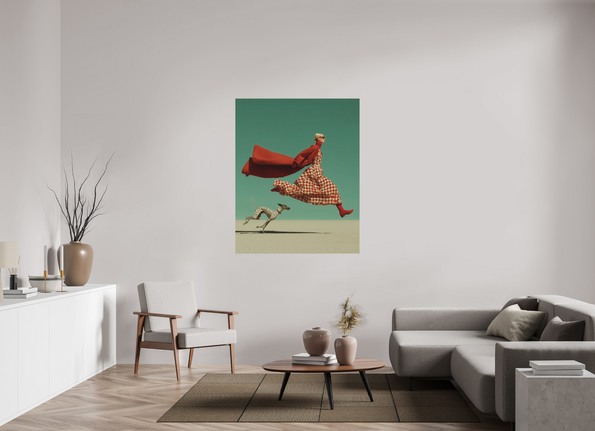 110 x 137,5 cm, Photo Print On Fuji Crystal DP II Red Horizon II