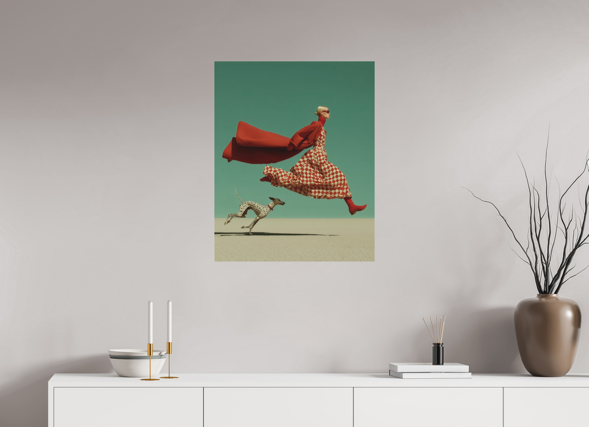 60 x 75 cm, Photo Print Under Acrylic Glass Red Horizon II