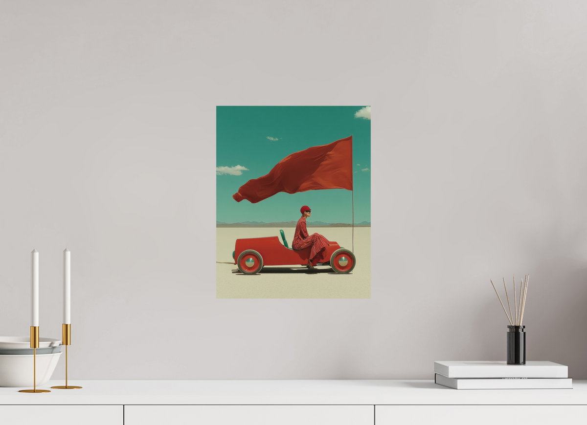 30 x 37,5 cm, Photo Print On Fuji Crystal DP II Red Horizon X