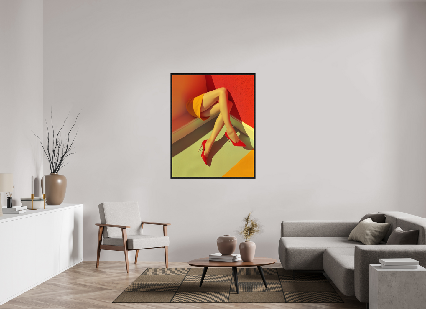 100 x 125 cm, Floater Frame Legs XV