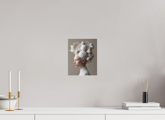 20 x 25 cm, Photo Print Under Acrylic Glass Hairdo VII