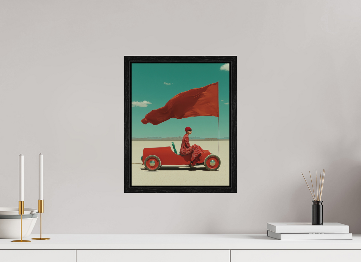 30 x 37,5 cm, Floater Frame Red Horizon X