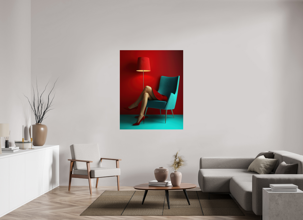 110 x 137,5 cm, Photo Print Under Acrylic Glass Legs III