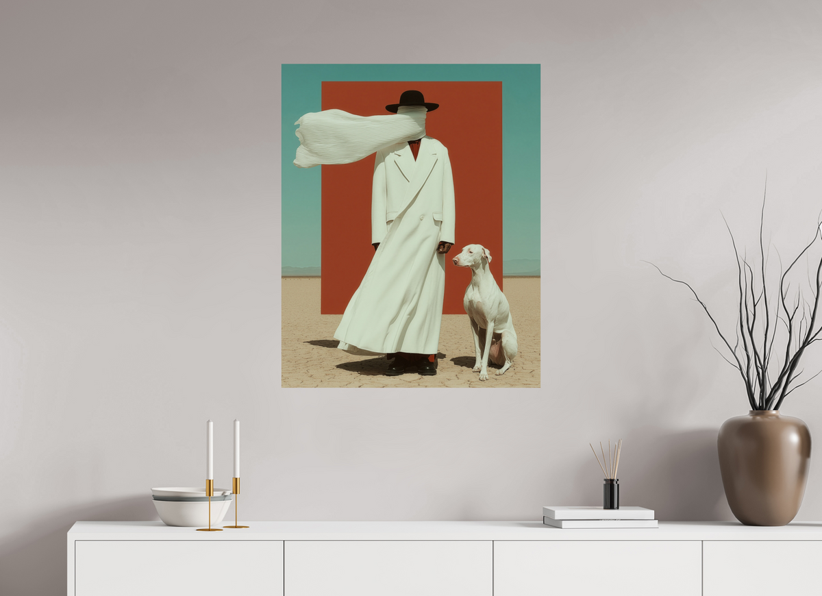 70 x 87,5 cm, Photo Print On Fuji Crystal DP II Red Horizon VIII