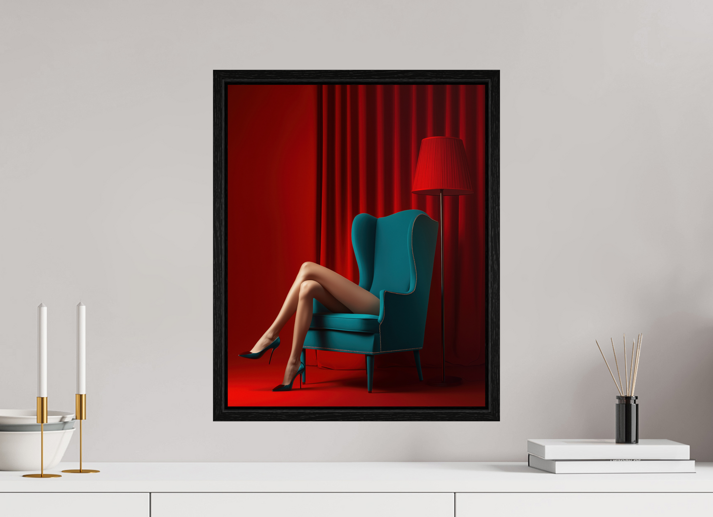40 x 50 cm, Floater Frame Legs IV