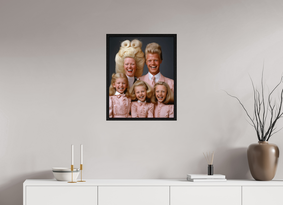50 x 62,5 cm, Floater Frame We are family