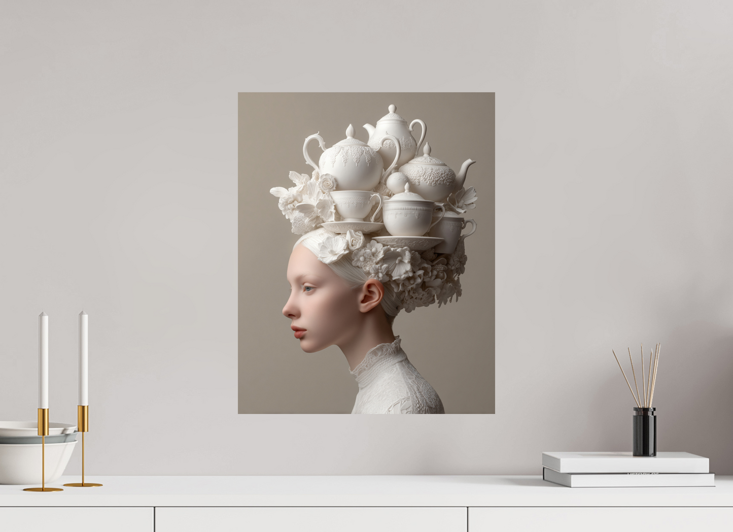 40 x 50 cm, Photo Print On Fuji Crystal DP II Hairdo III