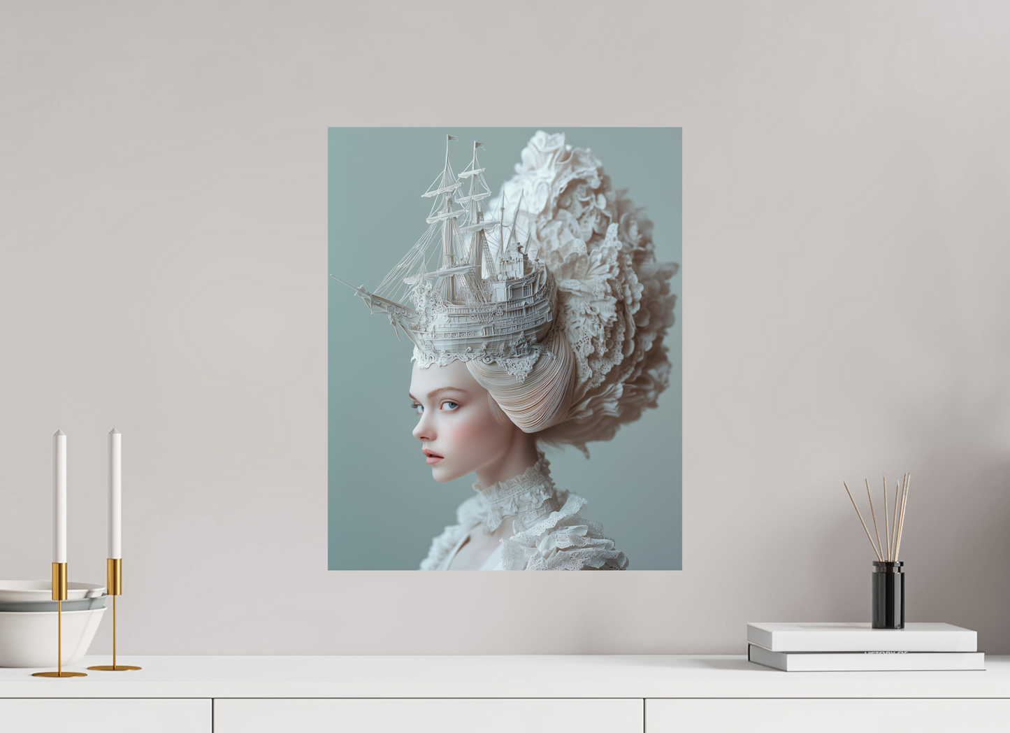 40 x 50 cm, Photo Print On Fuji Crystal DP II Hairdo XVII