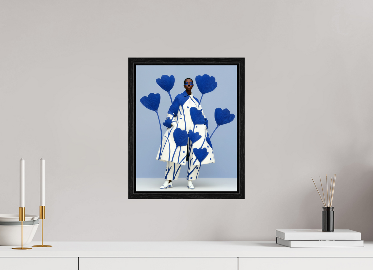 30 x 37,5 cm, Floater Frame Matisse Fashion XXII