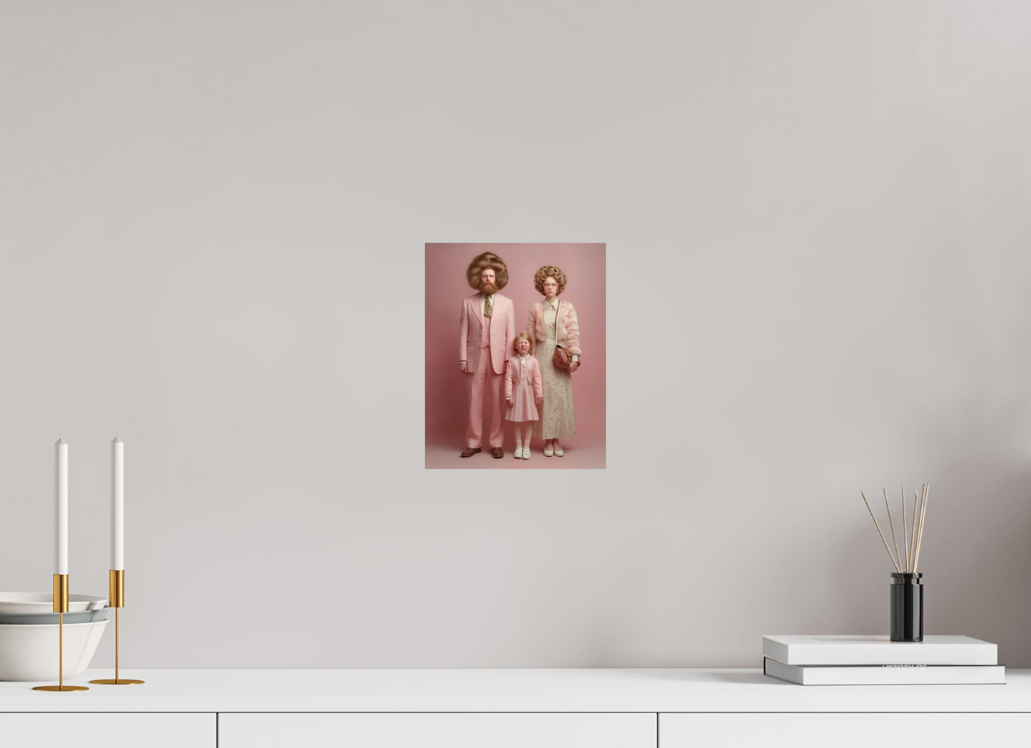 20 x 25 cm, Photo Print On Fuji Crystal DP II We are family VIII