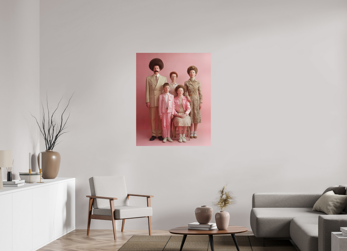 90 x 112,5 cm, Photo Print On Fuji Crystal DP II We are family V