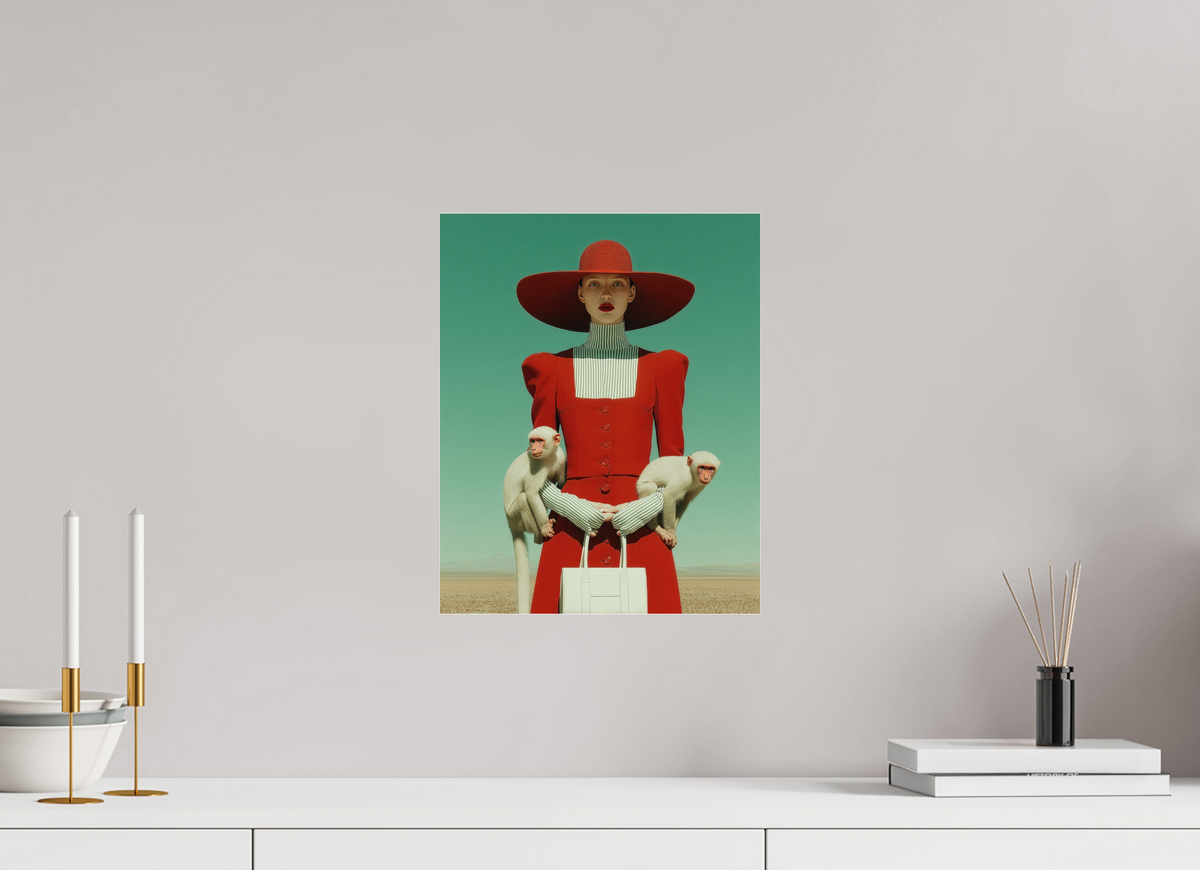 30 x 37,5 cm, Photo Print Under Acrylic Glass Red Horizon III