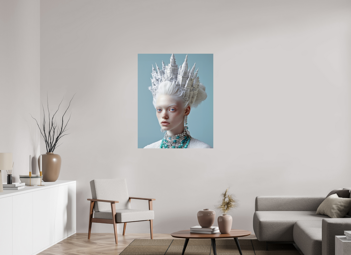 90 x 112,5 cm, Photo Print On Fuji Crystal DP II Hairdo VI