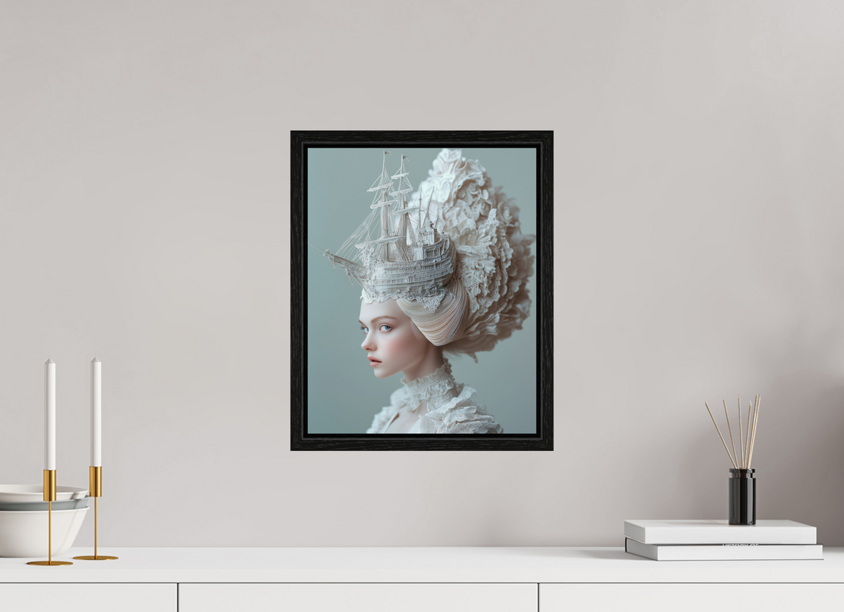 30 x 37,5 cm, Floater Frame Hairdo XVII