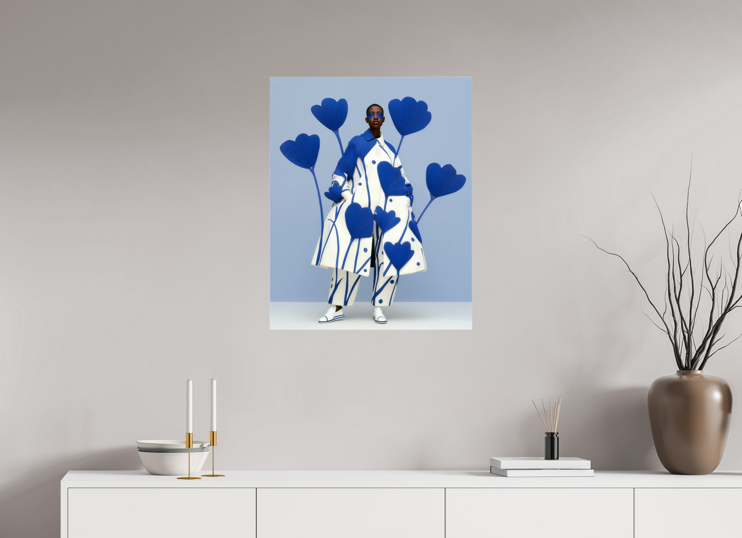 60 x 75 cm, Photo Print Under Acrylic Glass Matisse Fashion XXII