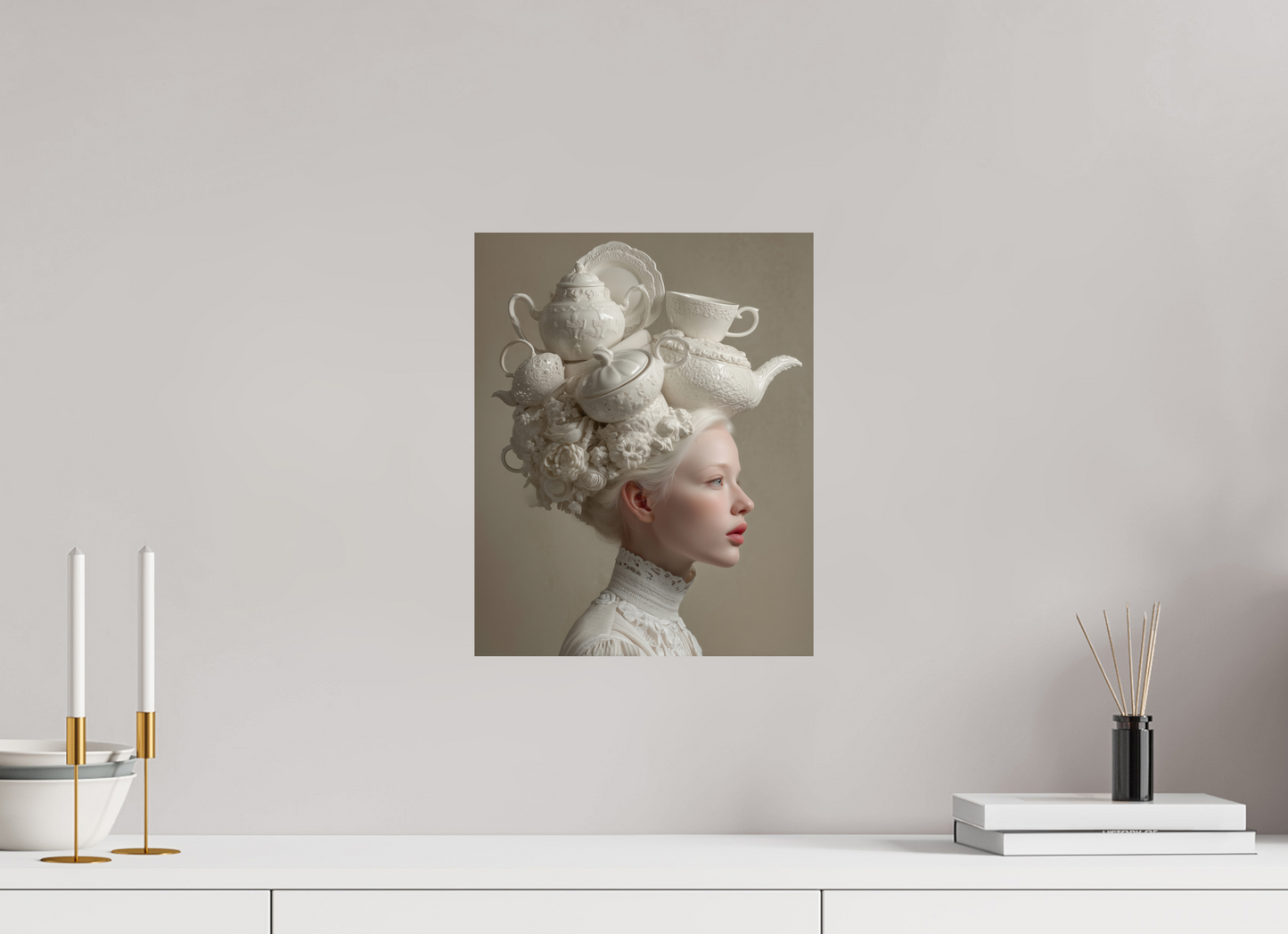 30 x 37,5 cm, Photo Print On Fuji Crystal DP II Hairdo I