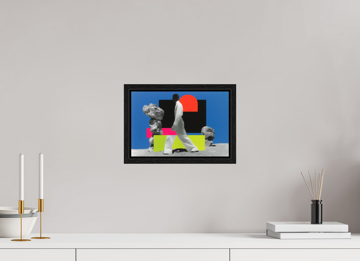 30 x 20 cm, Floater Frame Geometry of Memory I