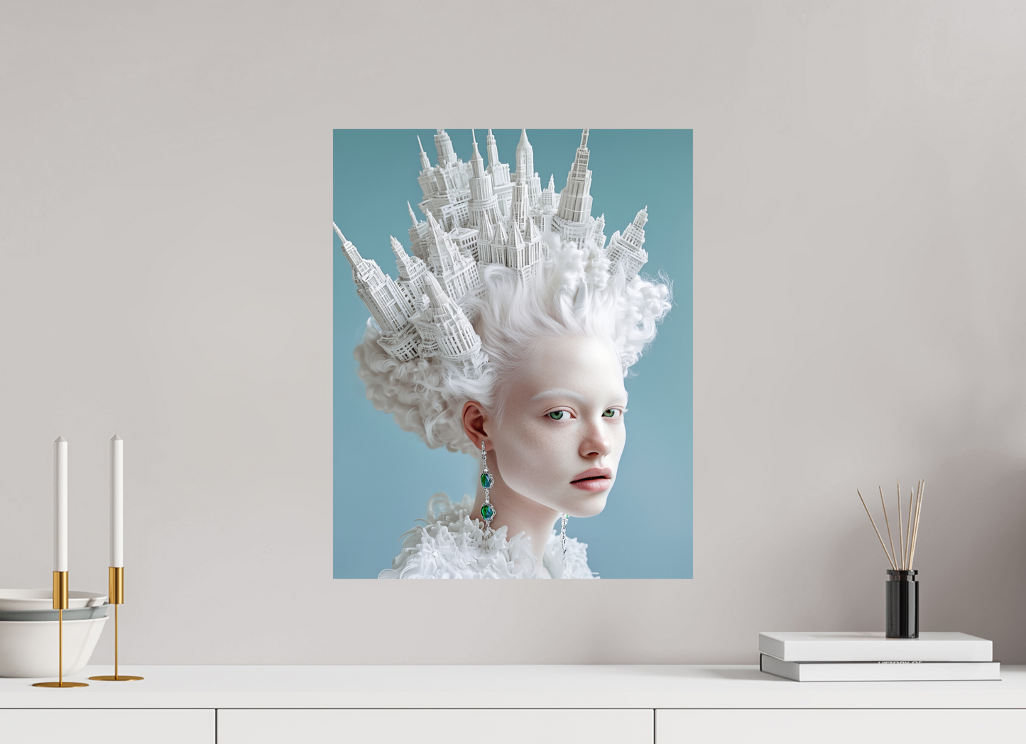 40 x 50 cm, Photo Print On Fuji Crystal DP II Hairdo XII
