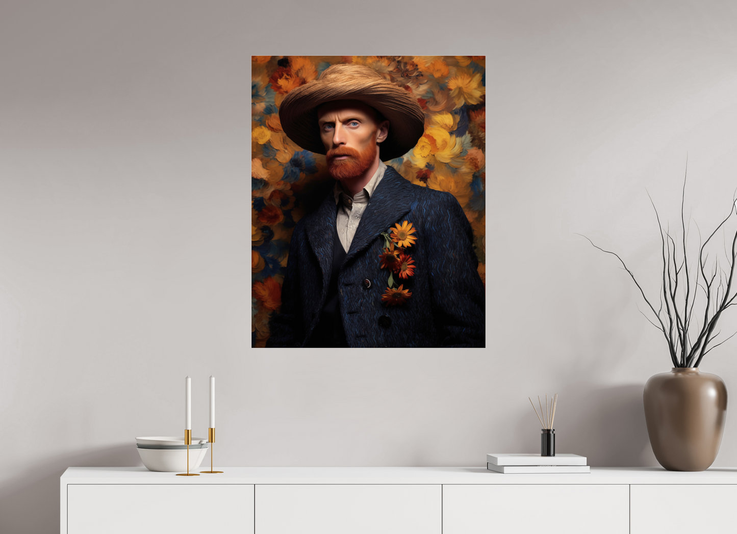 70 x 87,5 cm, Photo Print Under Acrylic Glass Vincent X