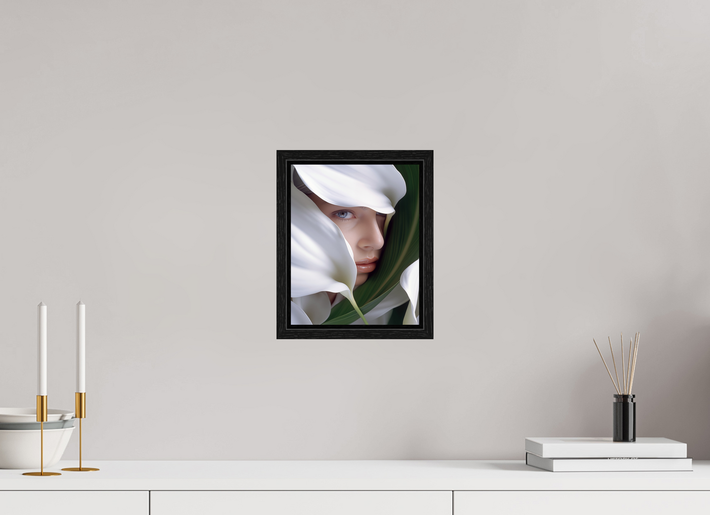 20 x 25 cm, Floater Frame Calla X