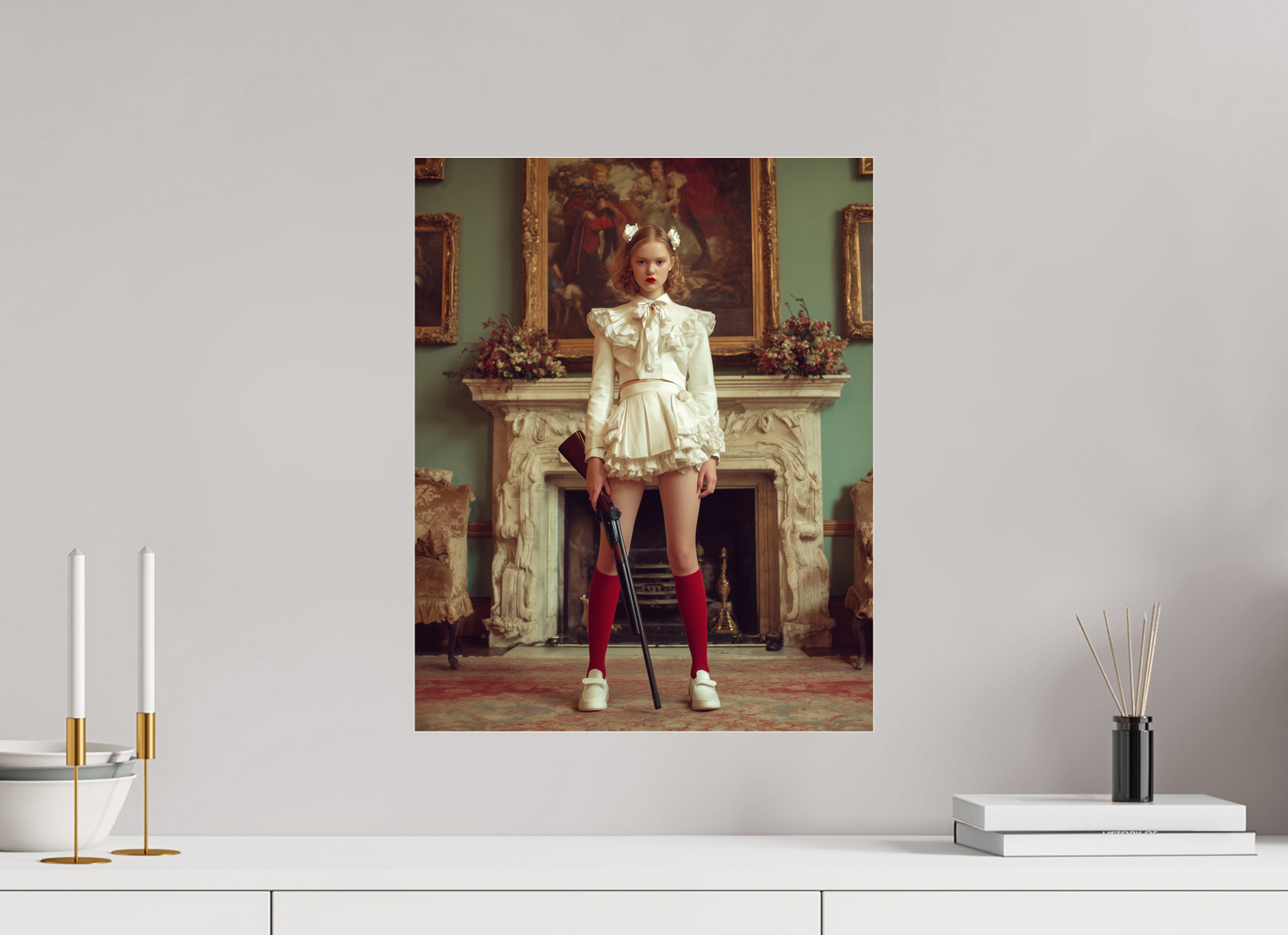 40 x 50 cm, Photo Print Under Acrylic Glass Hunting Season IV