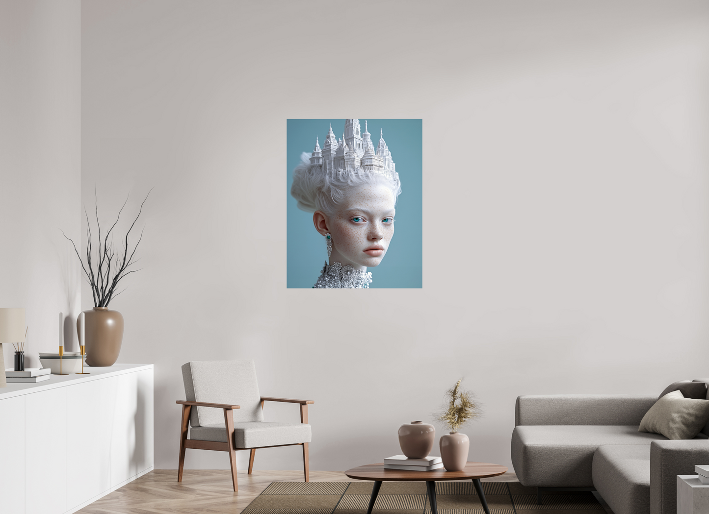 80 x 100 cm, Photo Print On Fuji Crystal DP II Hairdo IX