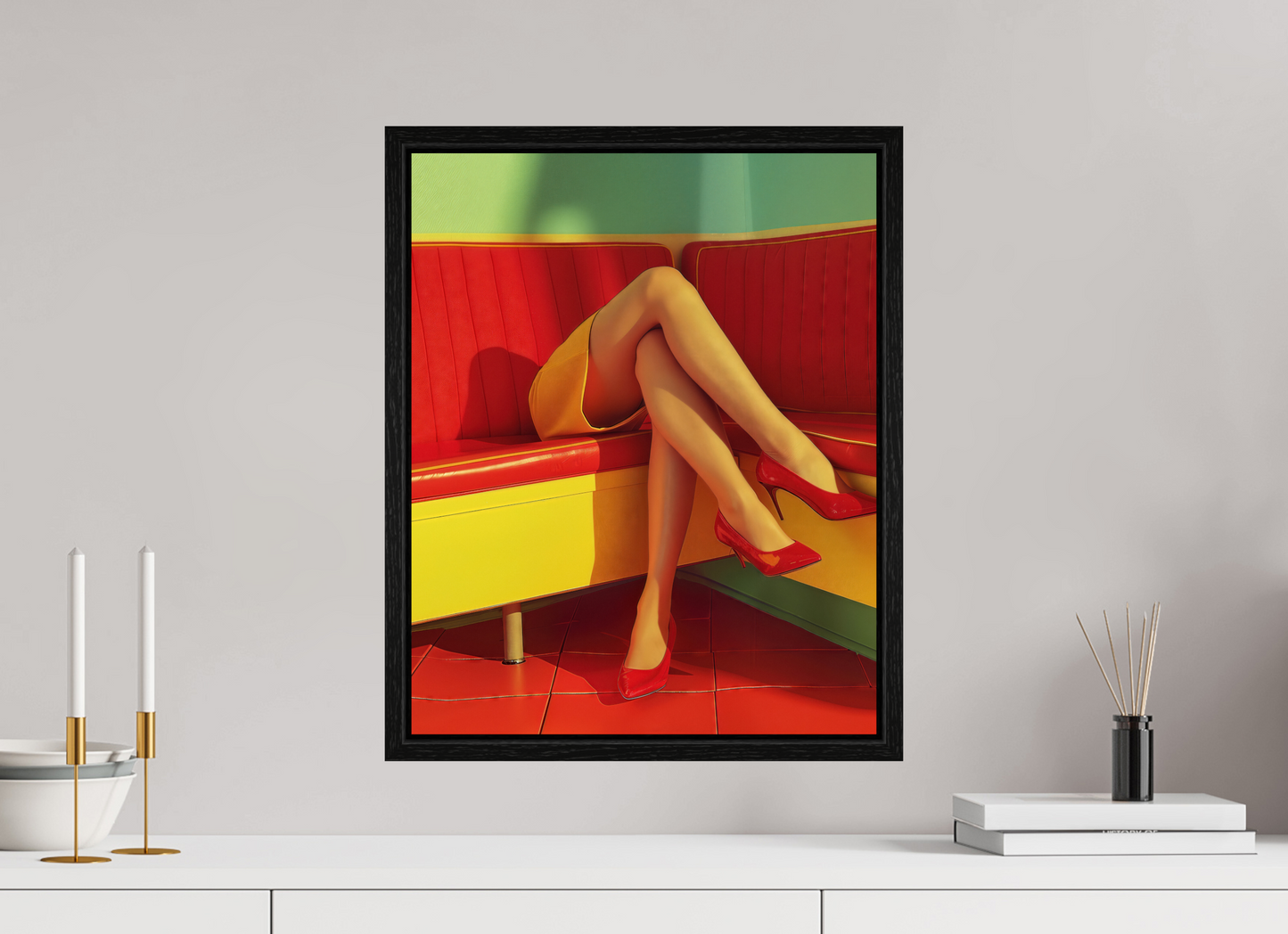 40 x 50 cm, Floater Frame Legs XVI