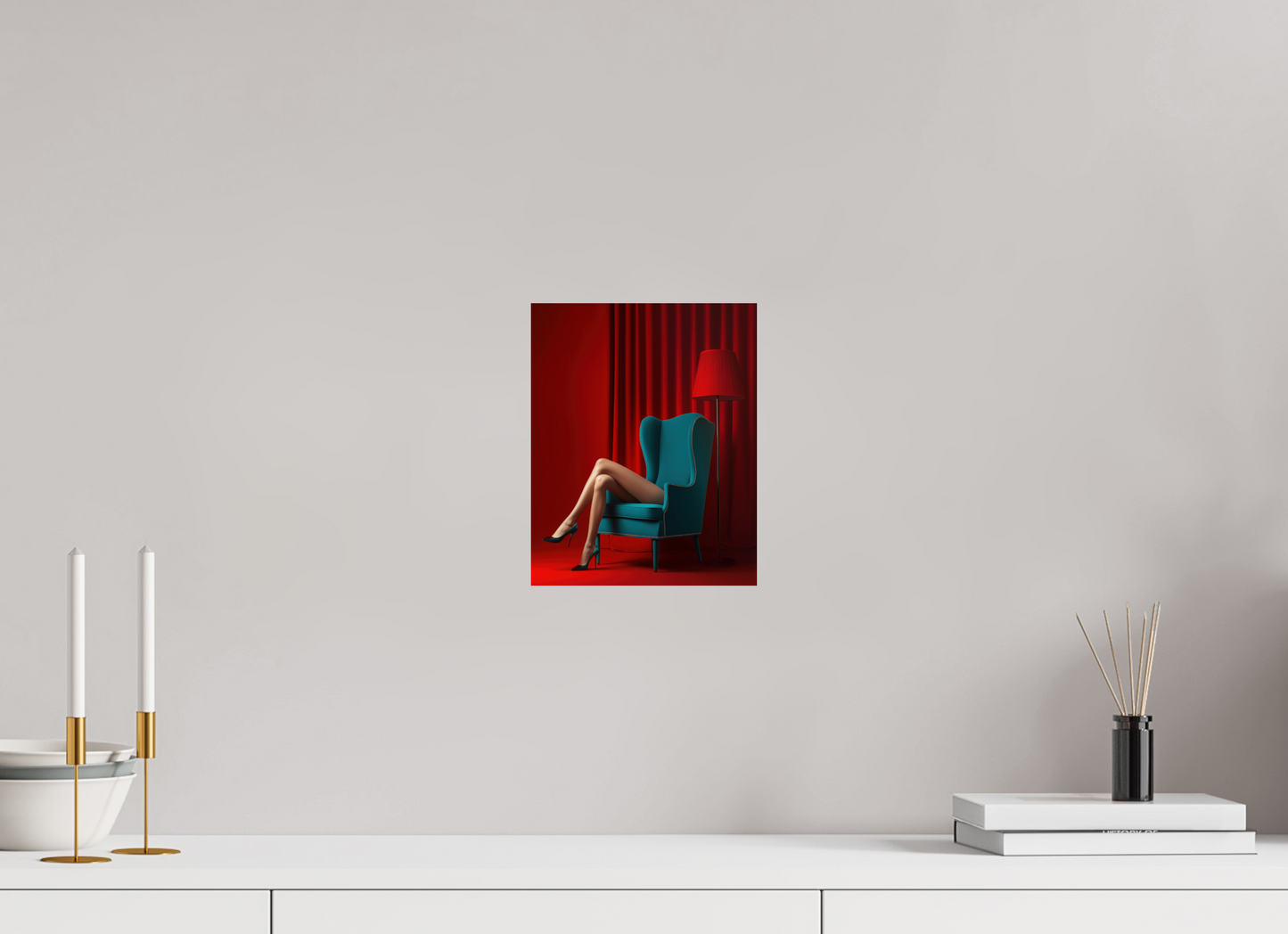 20 x 25 cm, Photo Print On Fuji Crystal DP II Legs IV