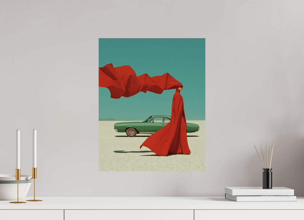 40 x 50 cm, Photo Print On Fuji Crystal DP II Red Horizon XVI