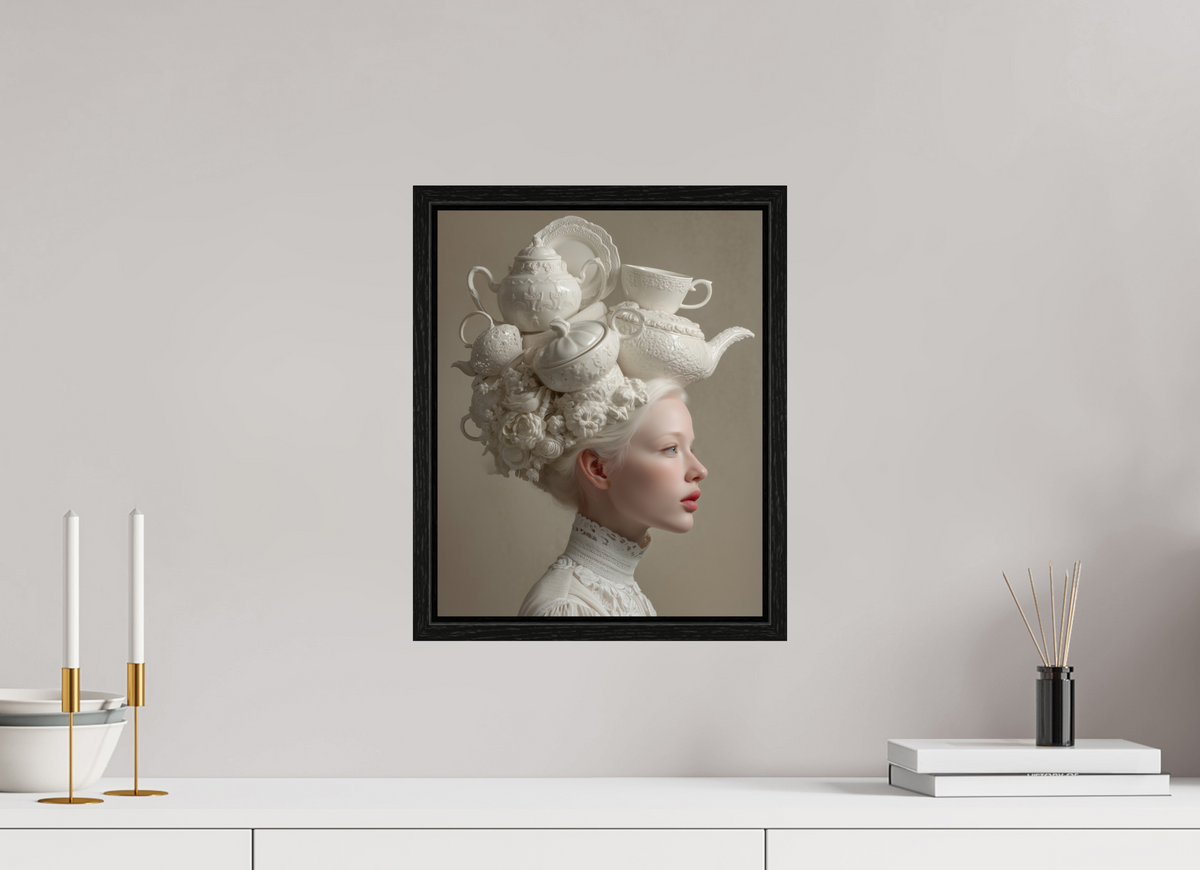 30 x 37,5 cm, Floater Frame Hairdo I