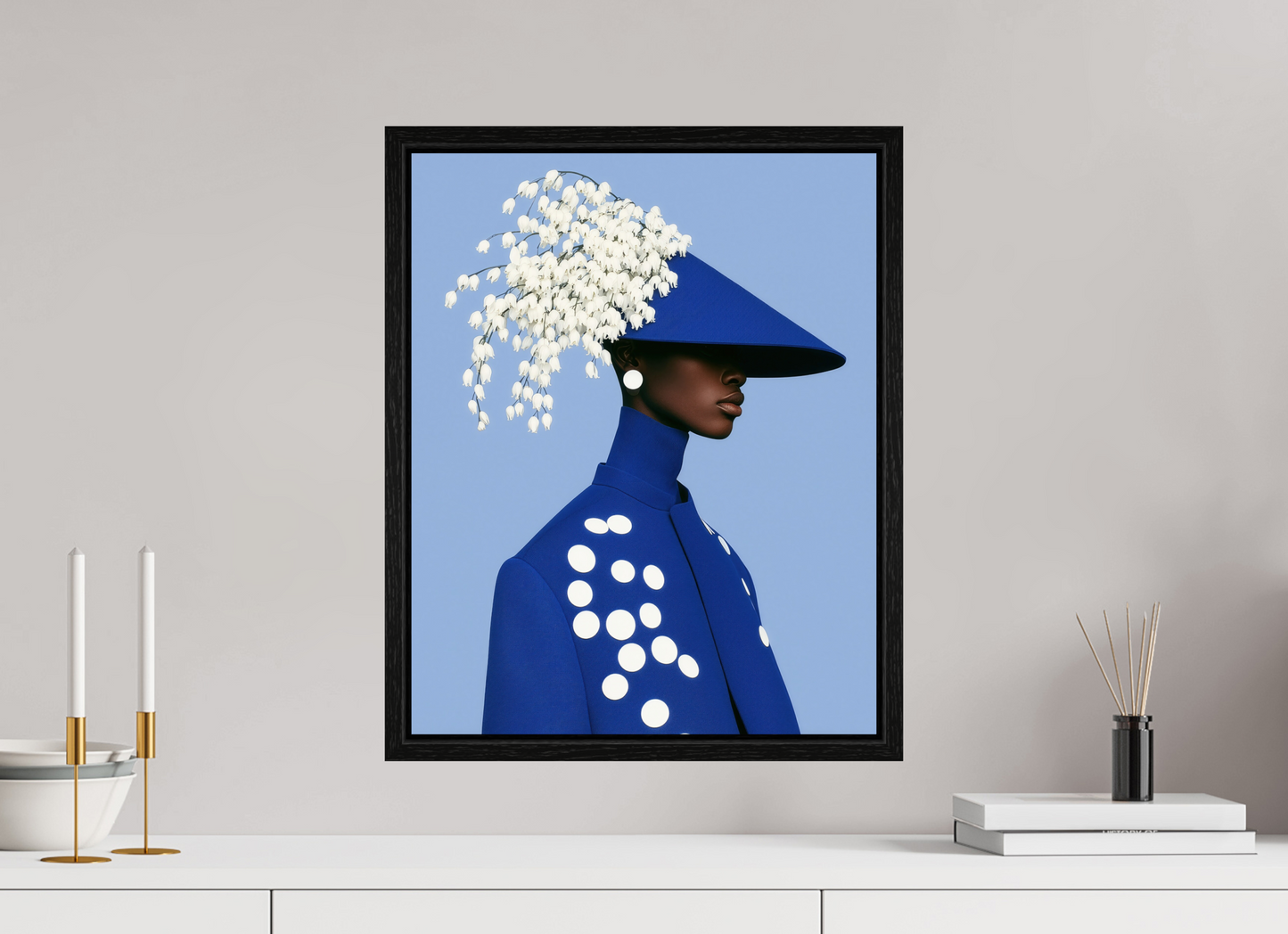 40 x 50 cm, Floater Frame Matisse Fashion XIX