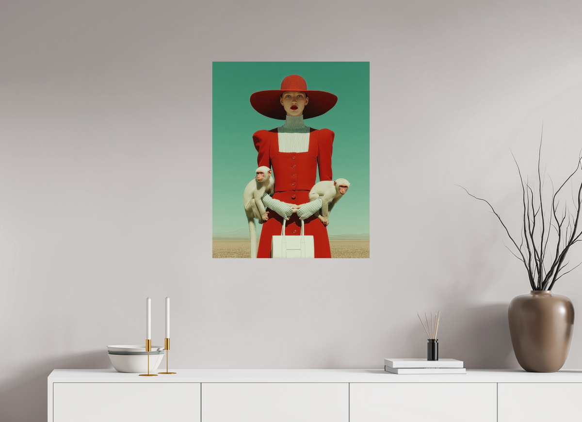 60 x 75 cm, Photo Print On Fuji Crystal DP II Red Horizon III