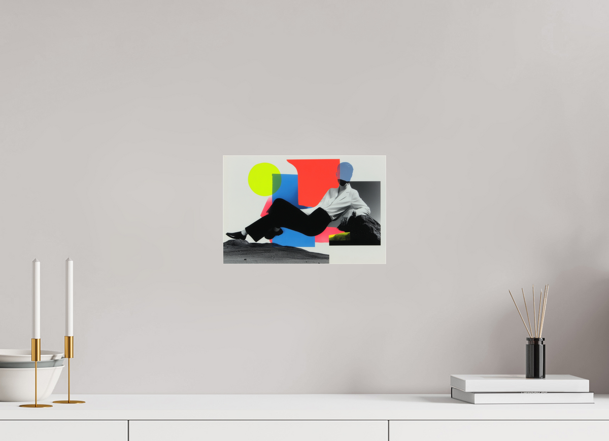 30 x 20 cm, Photo Print Under Acrylic Glass Geometry of Memory II