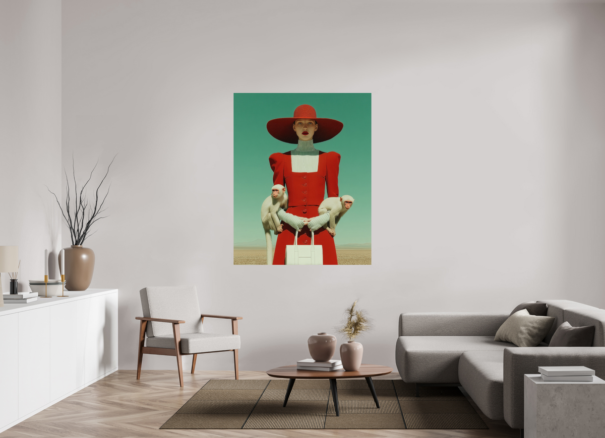 120 x 150 cm, Photo Print On Fuji Crystal DP II Red Horizon III