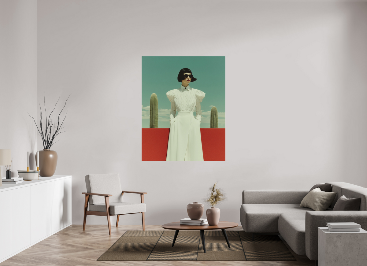 120 x 150 cm, Photo Print Under Acrylic Glass Red Horizon XII