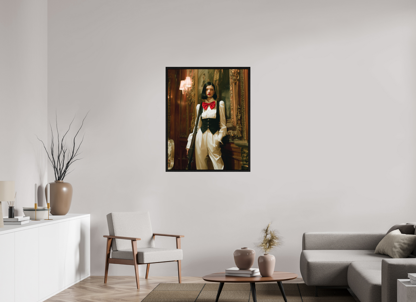 80 x 100 cm, Floater Frame Hunting Season VI