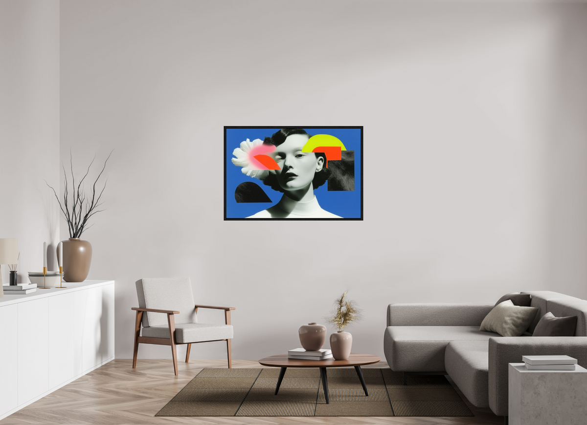 120 x 80 cm, Floater Frame Geometry of Memory VI