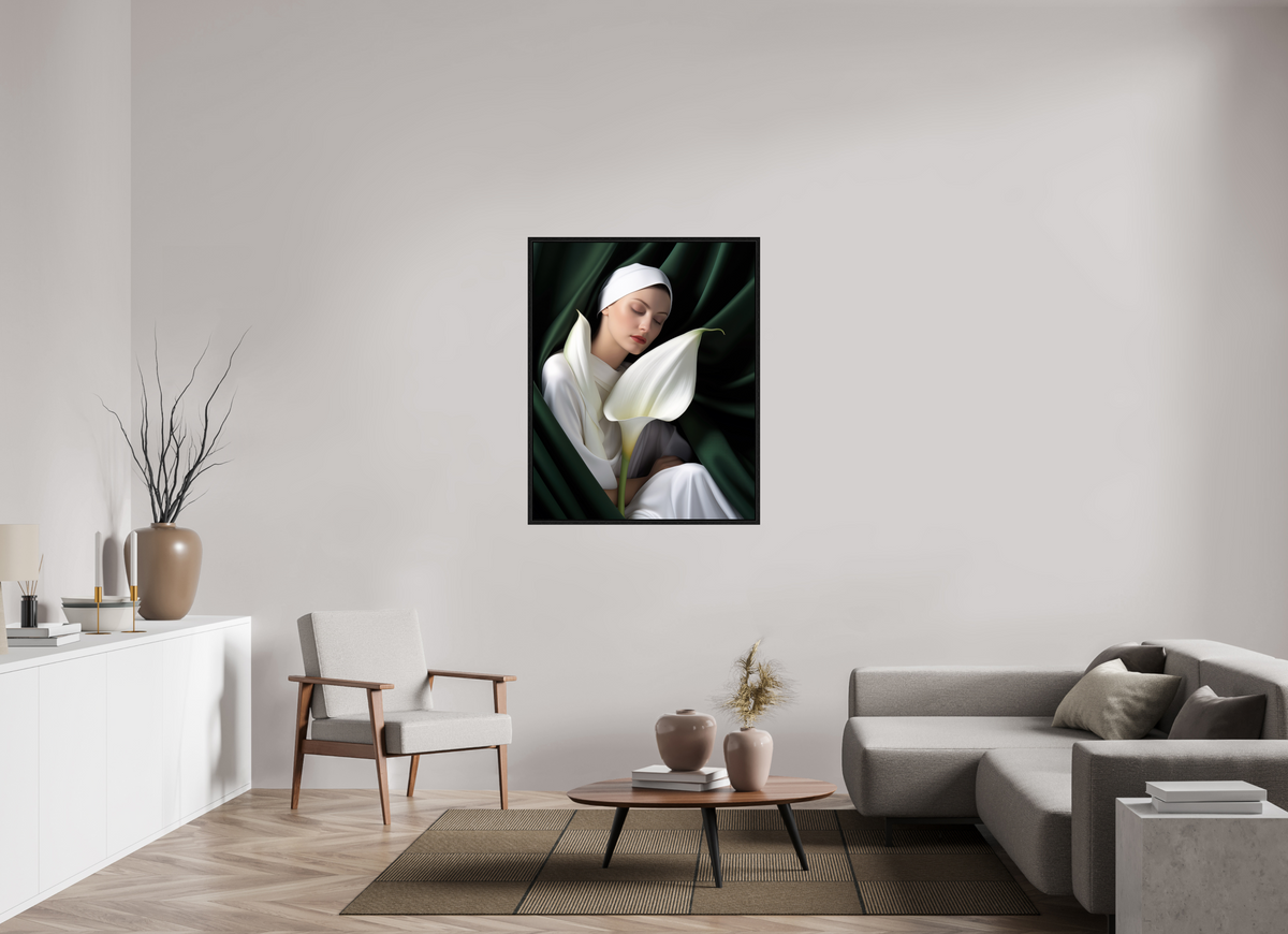 90 x 112,5 cm, Floater Frame Calla XII