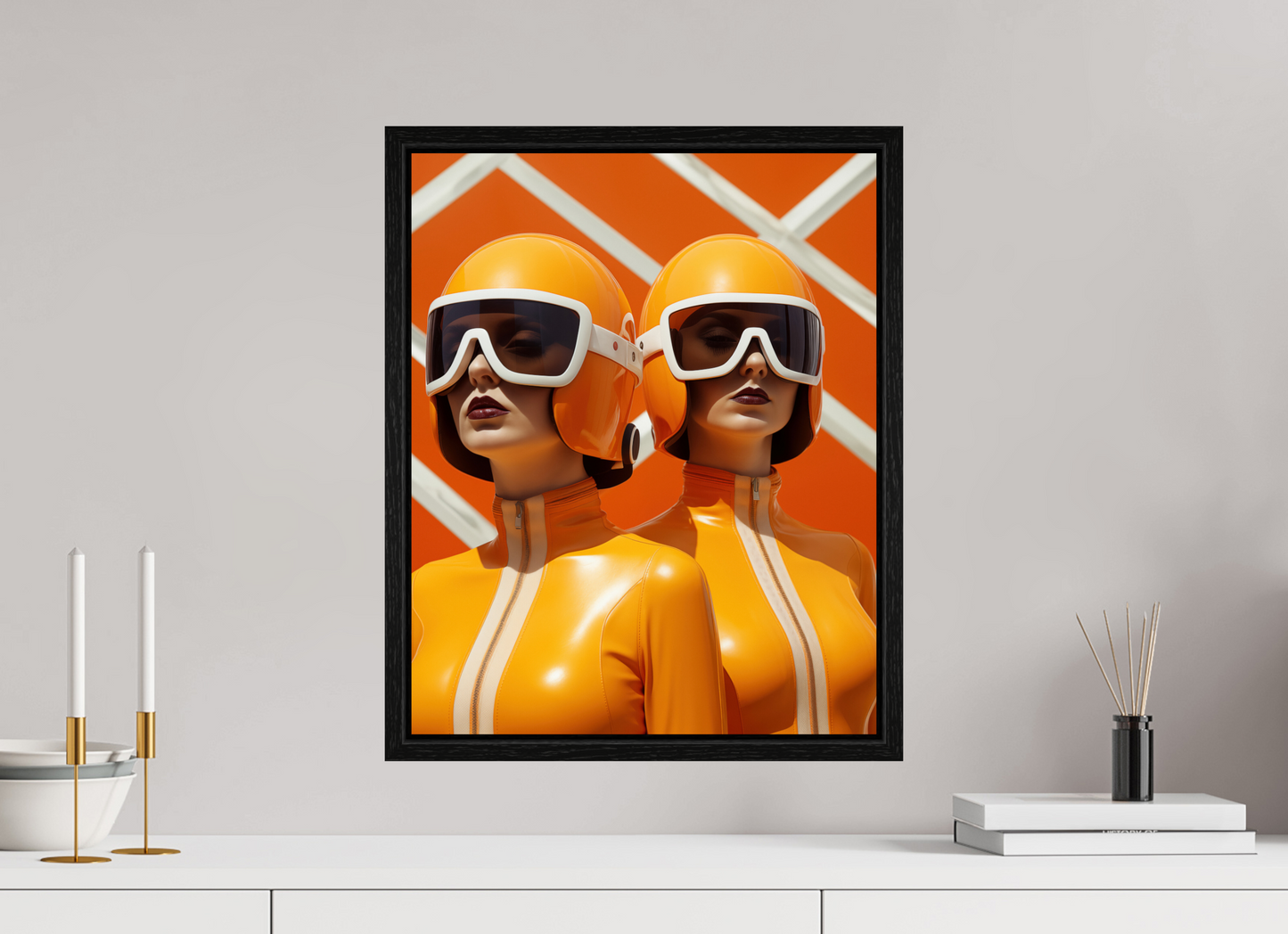 40 x 50 cm, Floater Frame Rollerball XVI