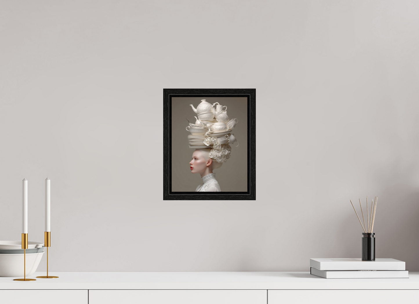 20 x 25 cm, Floater Frame Hairdo V