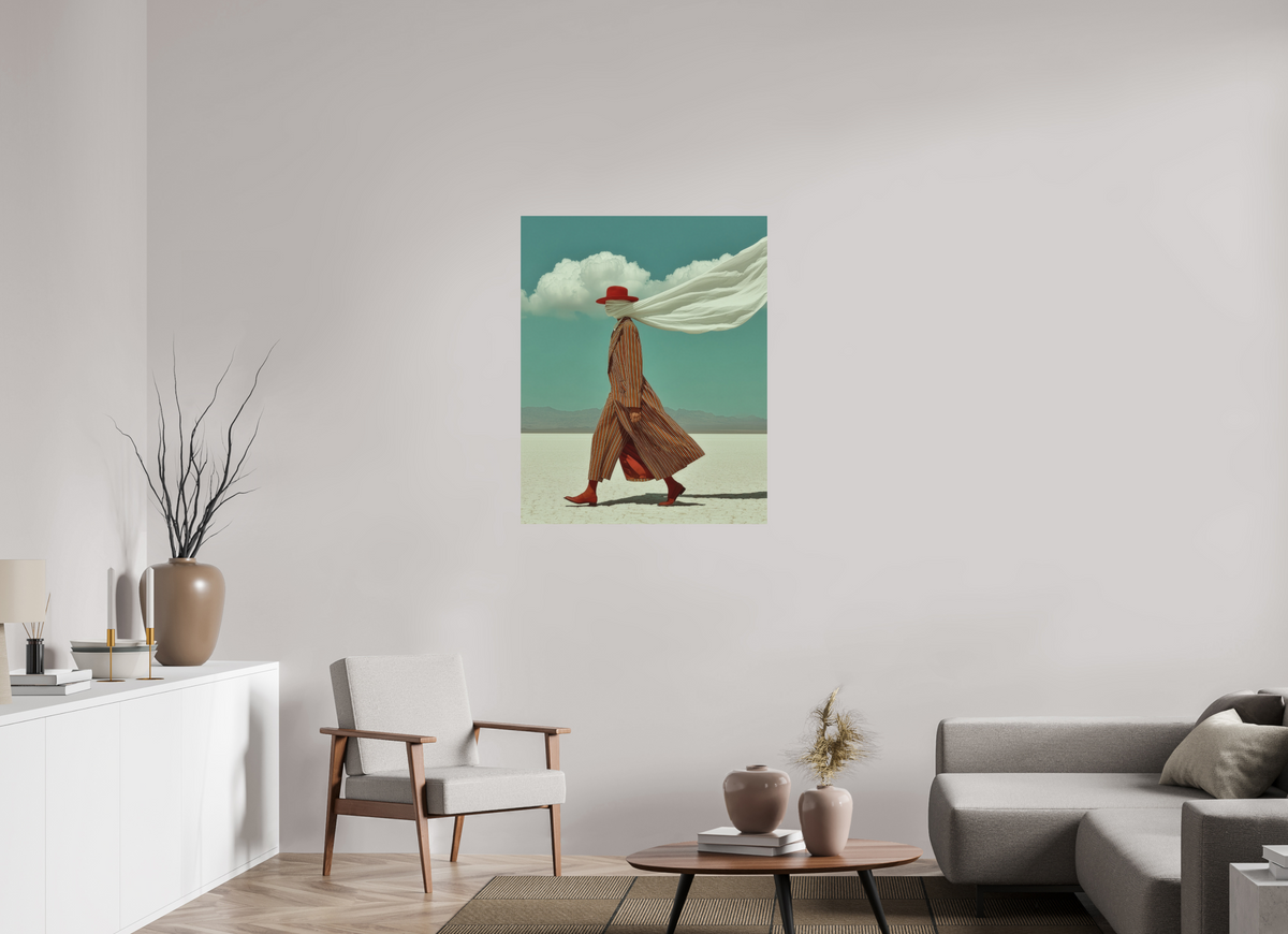 80 x 100 cm, Photo Print On Fuji Crystal DP II Red Horizon V