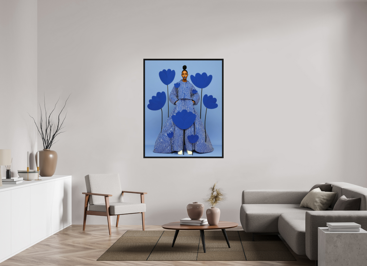 110 x 137,5 cm, Floater Frame Matisse Fashion XVIII