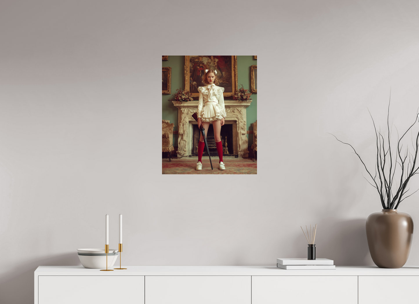 50 x 62,5 cm, Photo Print Under Acrylic Glass Hunting Season IV