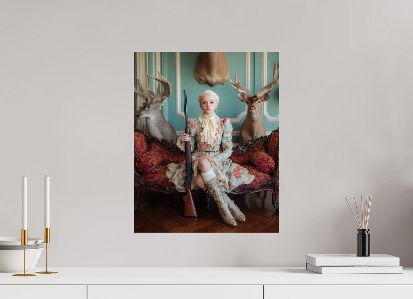 40 x 50 cm, Photo Print On Fuji Crystal DP II Hunting Season VIII