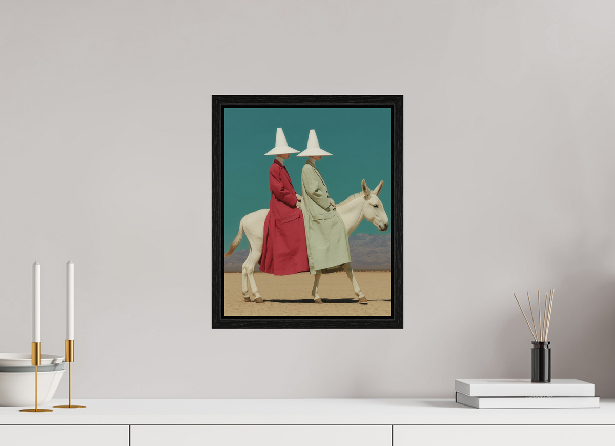 30 x 37,5 cm, Floater Frame Red Horizon IV