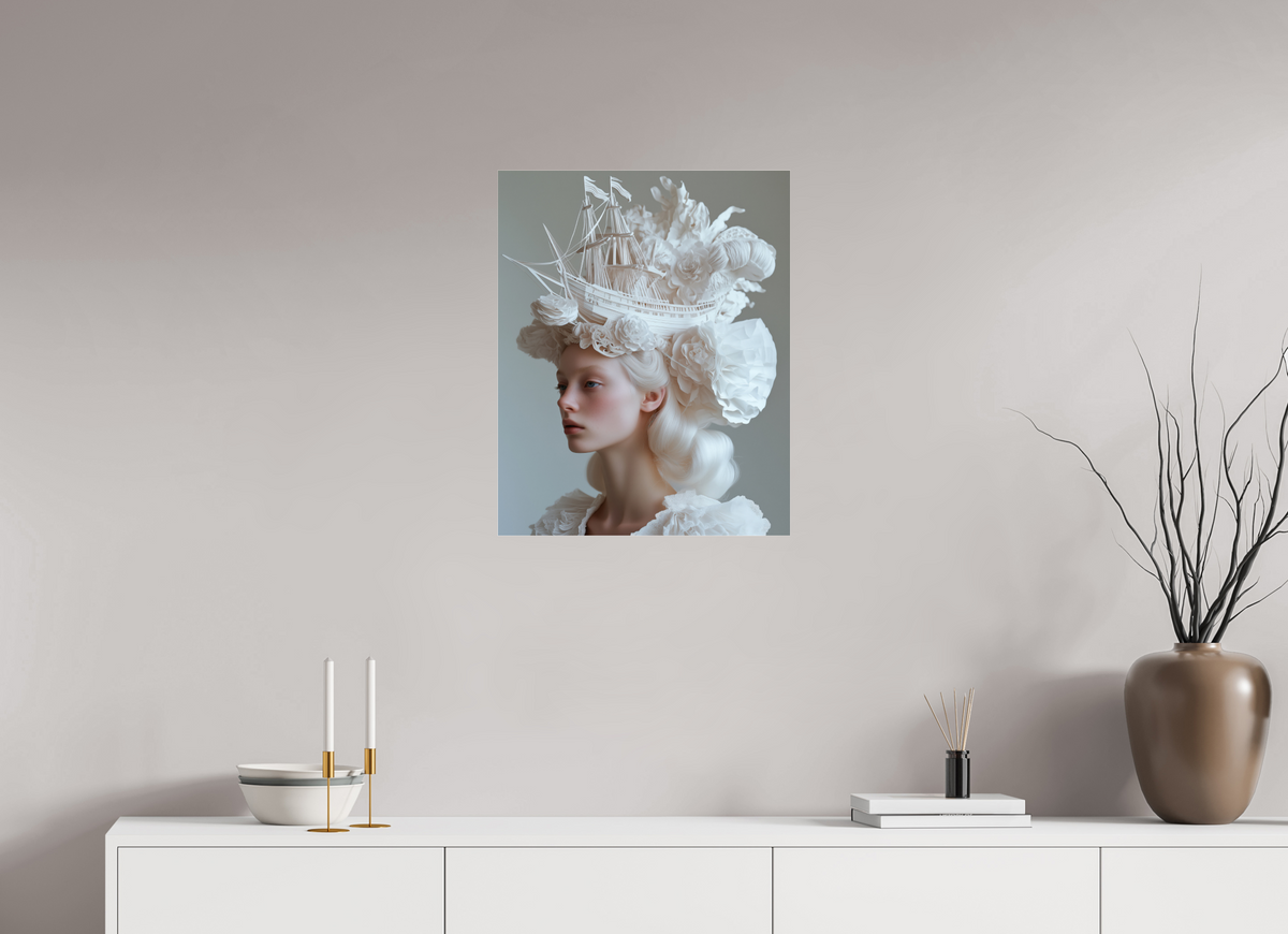 50 x 62,5 cm, Photo Print Under Acrylic Glass Hairdo XX