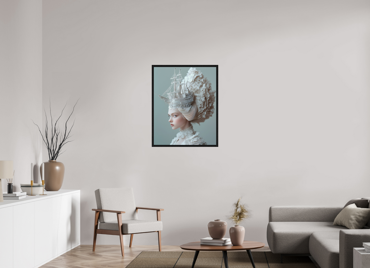 70 x 87,5 cm, Floater Frame Hairdo XVII
