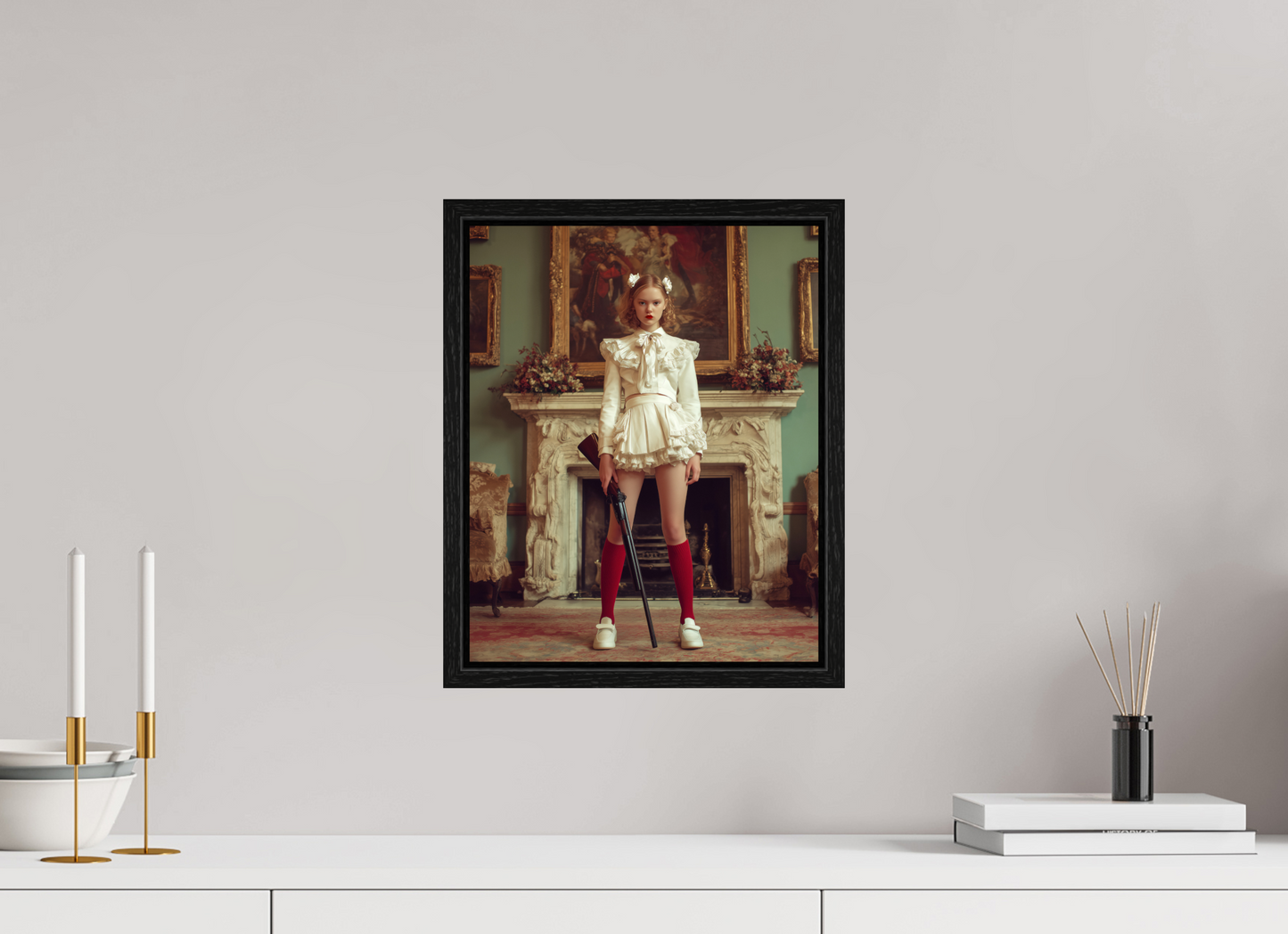 30 x 37,5 cm, Floater Frame Hunting Season IV