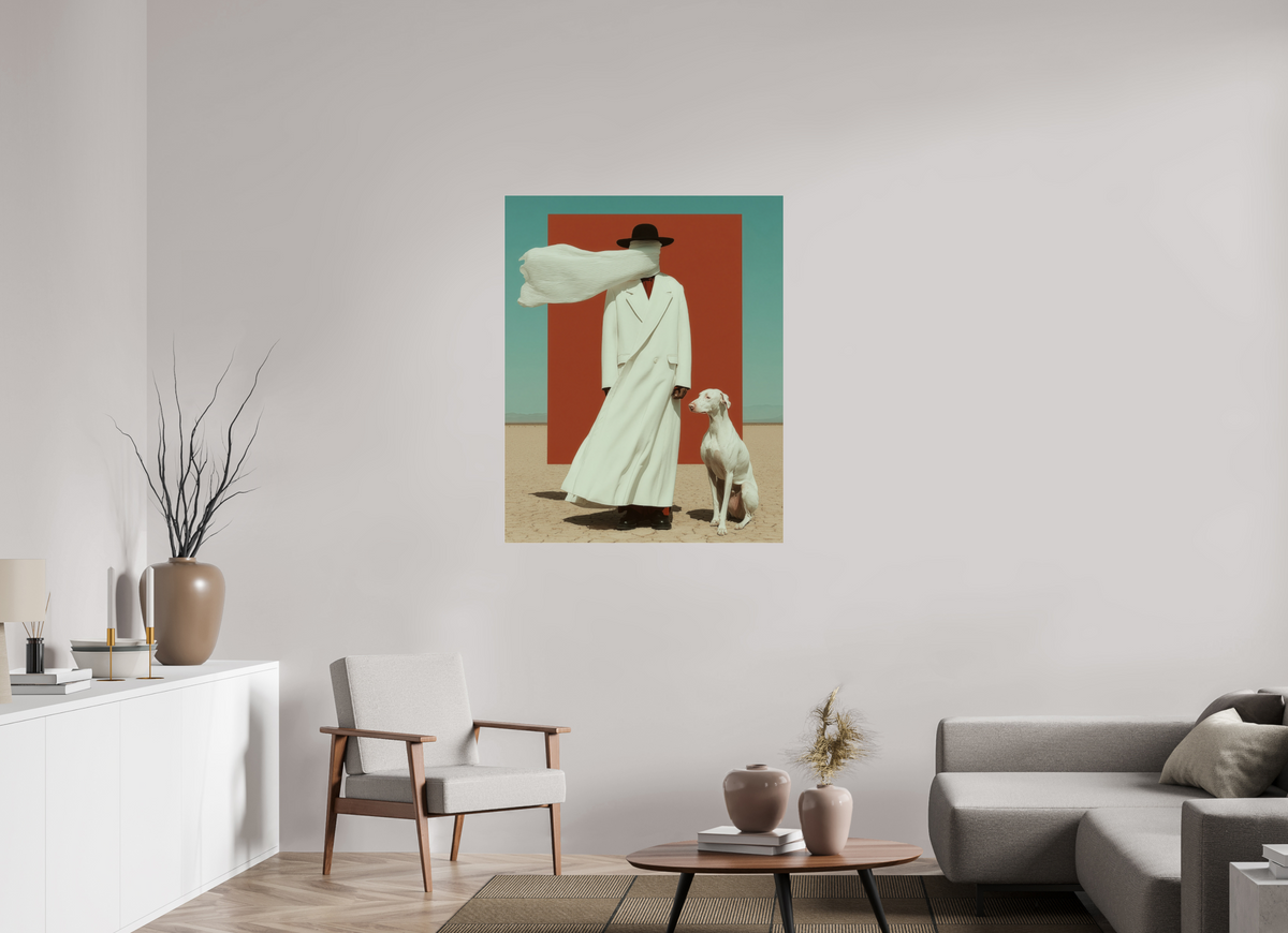 90 x 112,5 cm, Photo Print Under Acrylic Glass Red Horizon VIII