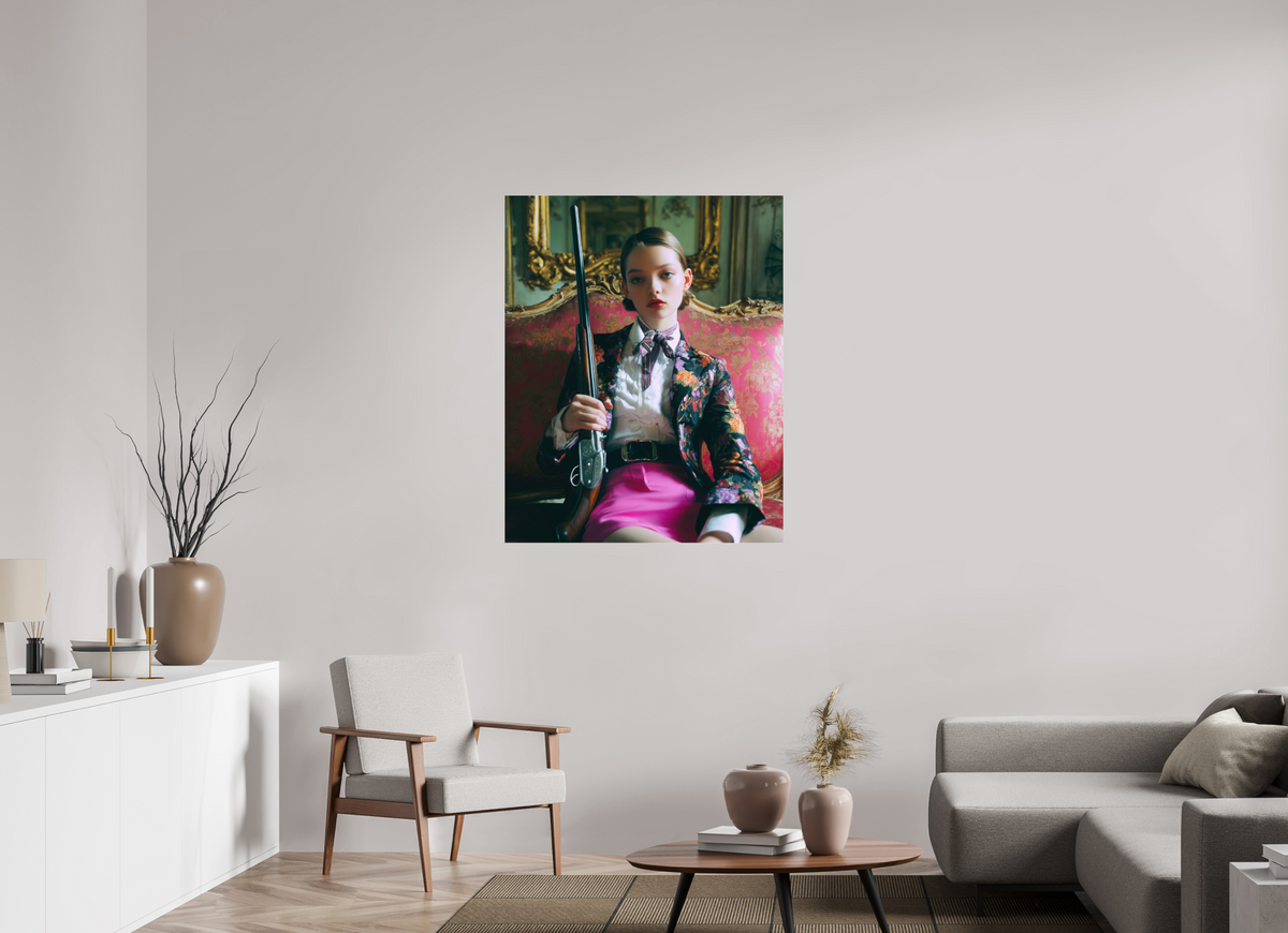 90 x 112,5 cm, Photo Print Under Acrylic Glass Hunting Season I